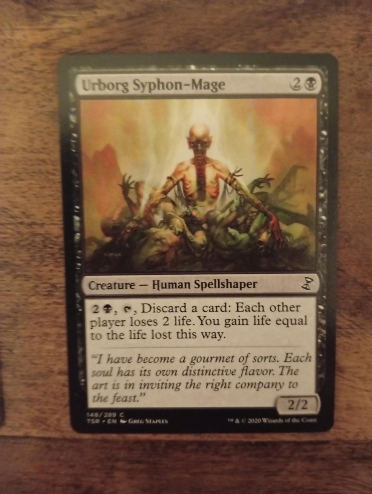 Magic The Gathering Urborg Syphon-Mage 148/289 TSR Time Spiral Remastered