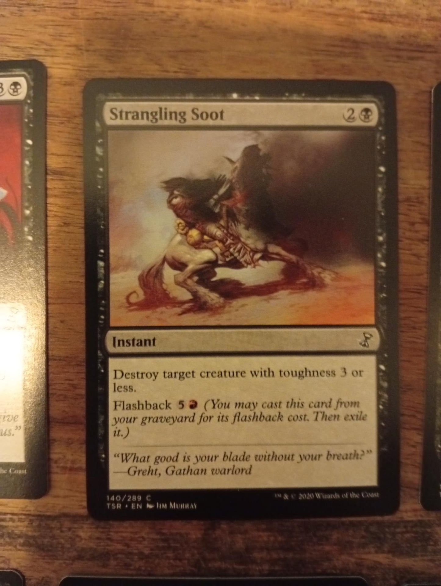 Magic The Gathering Strangling Soot 140/289 TSR Time Spiral Remastered