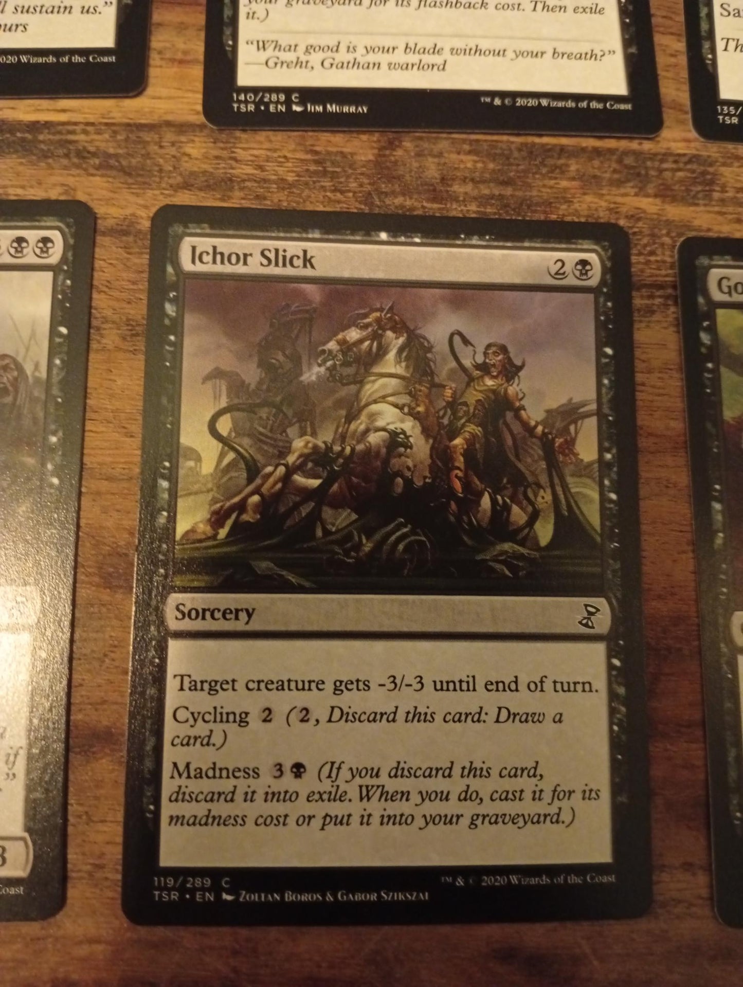 Magic The Gathering Ichor Slick 119/289 TSR Time Spiral Remastered