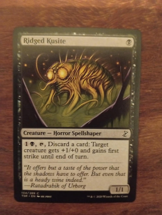 Magic The Gathering Ridged Kusite 134/289 TSR Time Spiral Remastered