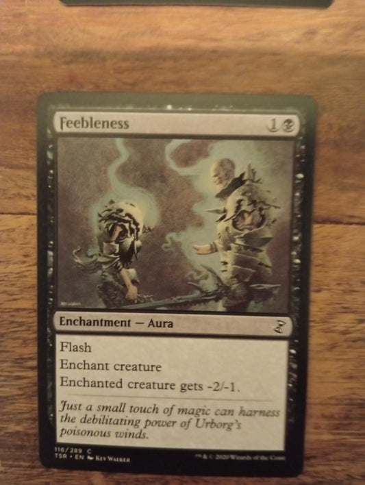 Magic The Gathering Feebleness 116/289 TSR Time Spiral Remastered