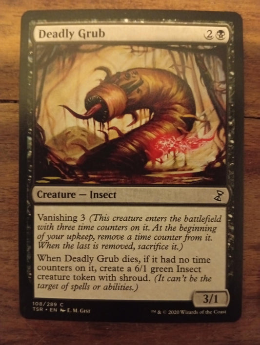 Magic The Gathering Deadly Grub 108/289 TSR Time Spiral Remastered
