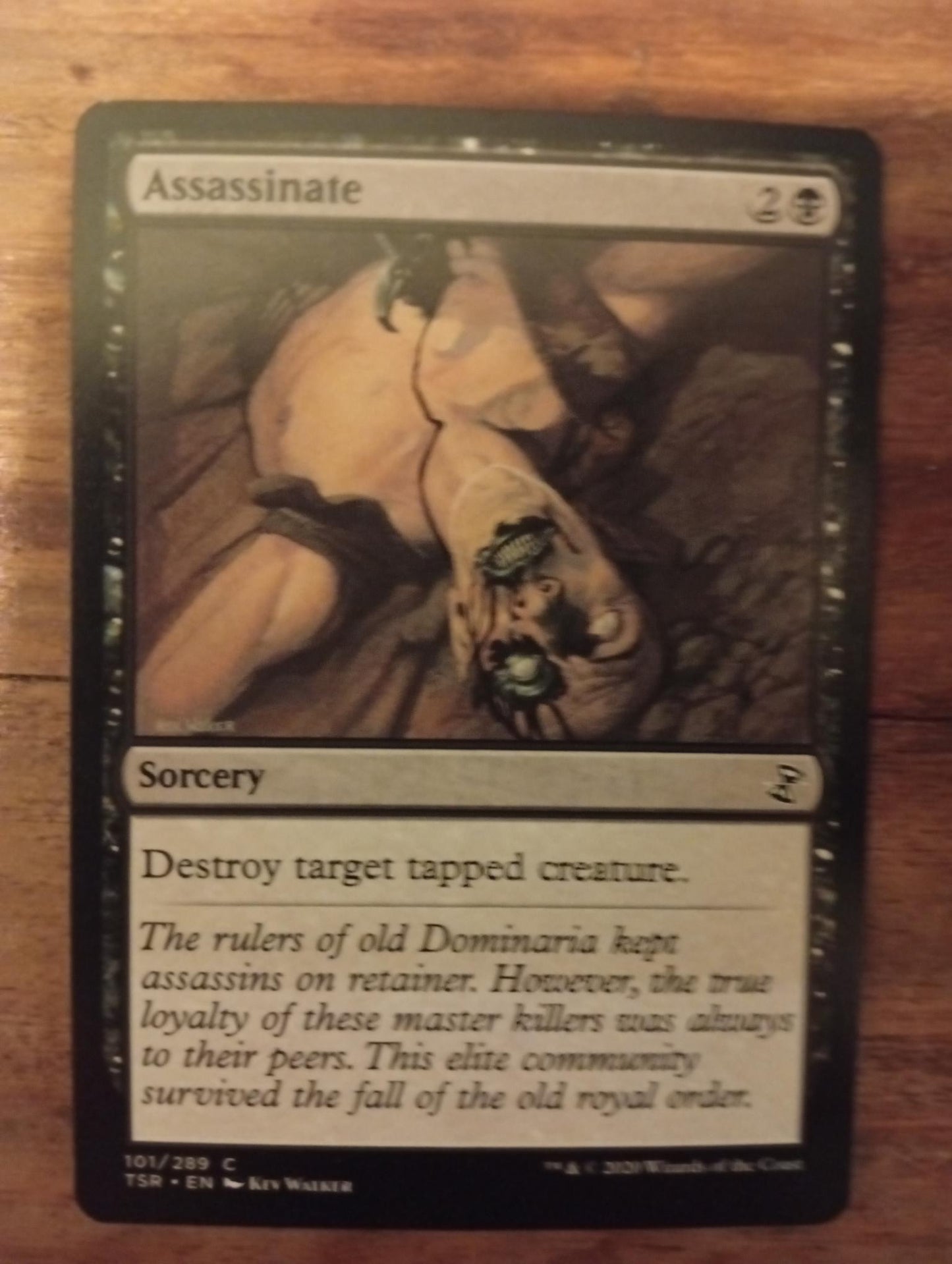 Magic The Gathering Assassinate 101/289 TSR Time Spiral Remastered