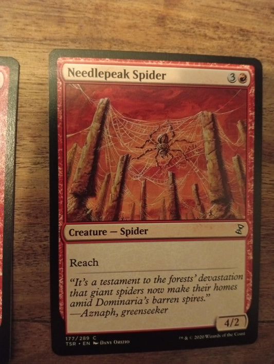 Magic The Gathering Needlepeak Spider 177/289 TSR Time Spiral Remastered