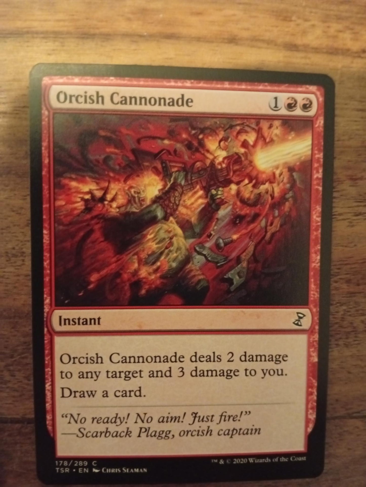 Magic The Gathering Orcish Cannonade 178/289 TSR Time Spiral Remastered
