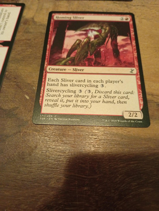Magic The Gathering Homing Sliver 171/289 TSR Time Spiral Remastered