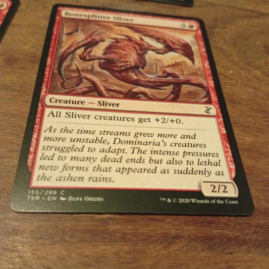 Magic The Gathering Bonesplitter Sliver 155/289 TSR Time Spiral Remastered
