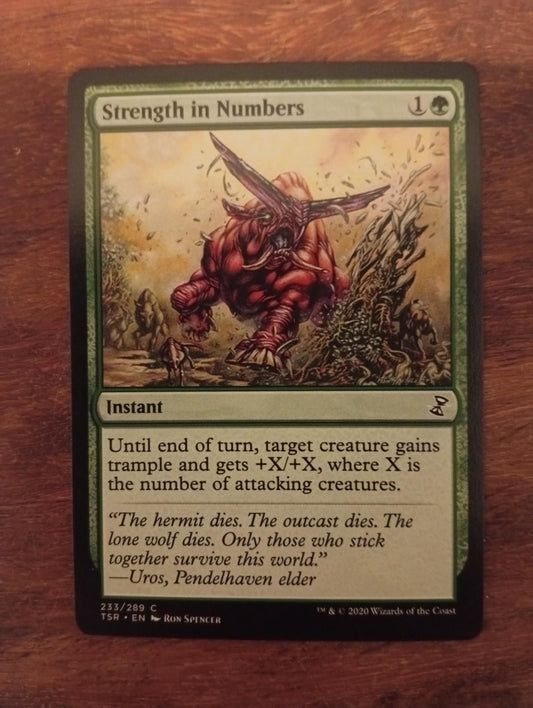 Magic The Gathering Strength in Numbers 233/289 TSR Time Spiral Remastered