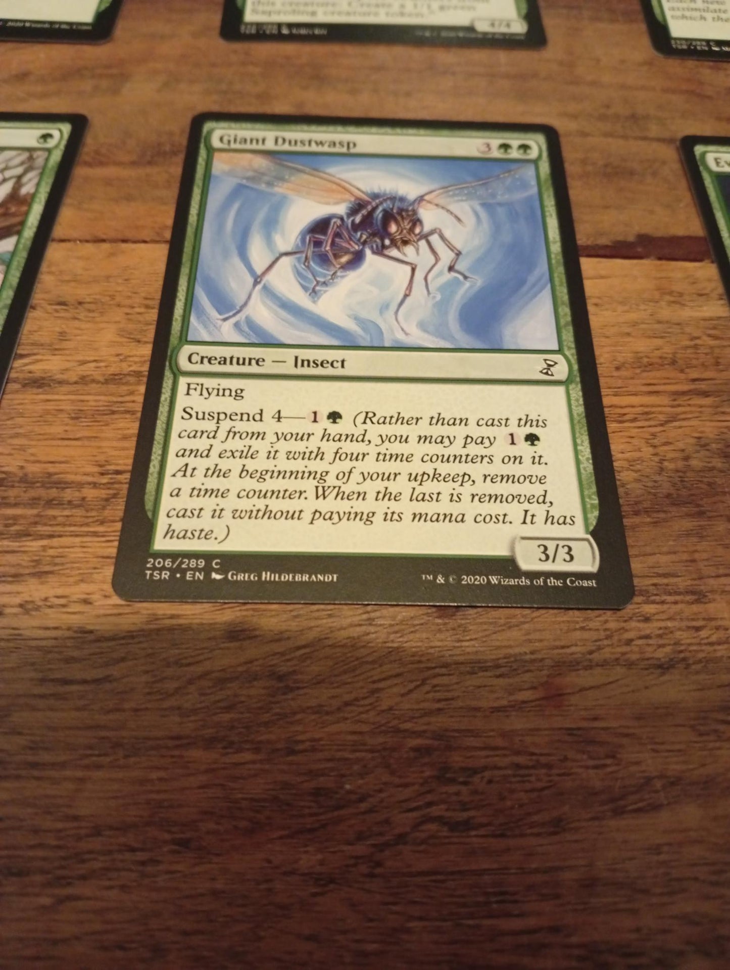 Magic The Gathering Giant Dustwasp 206/289 TSR Time Spiral Remastered