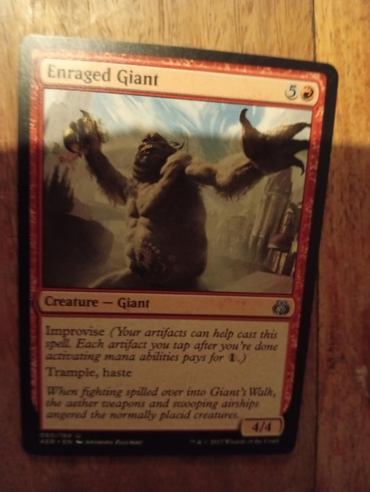 Magic The Gathering Enraged Giant 080/184 Aether Revolt
