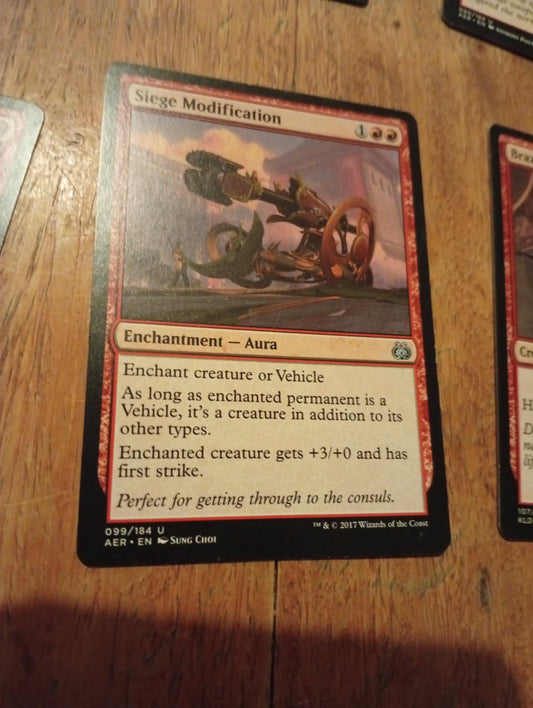 Magic The Gathering Siege Modification 099/184 Aether Revolt