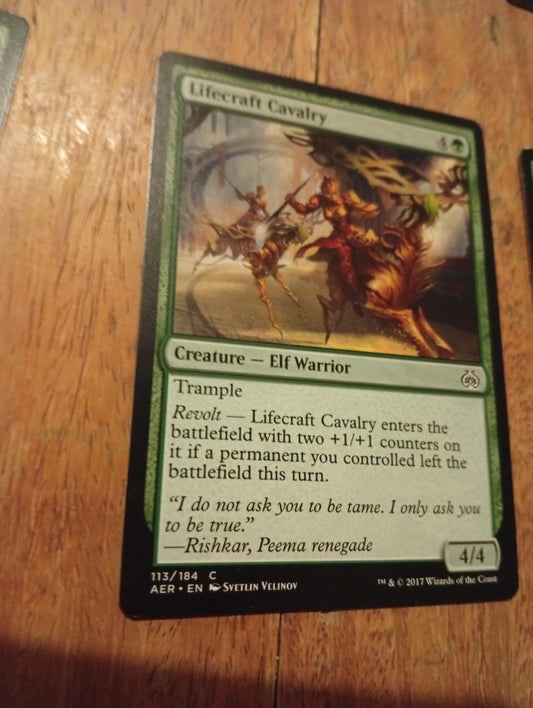 Magic The Gathering Lifecraft Cavalry 113/184 Aether Revolt