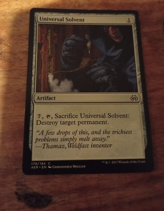 Magic The Gathering Universal Solvent 178/184 Aether Revolt