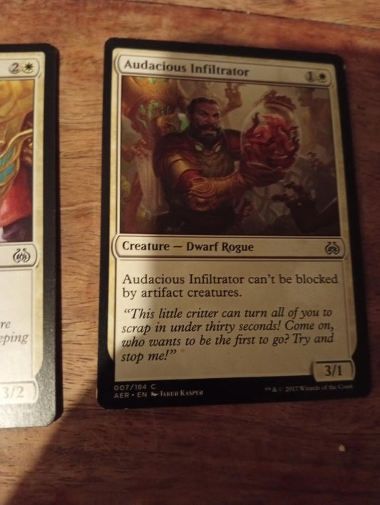 Magic The Gathering Audacious Infiltrator 007/184 Aether Revolt