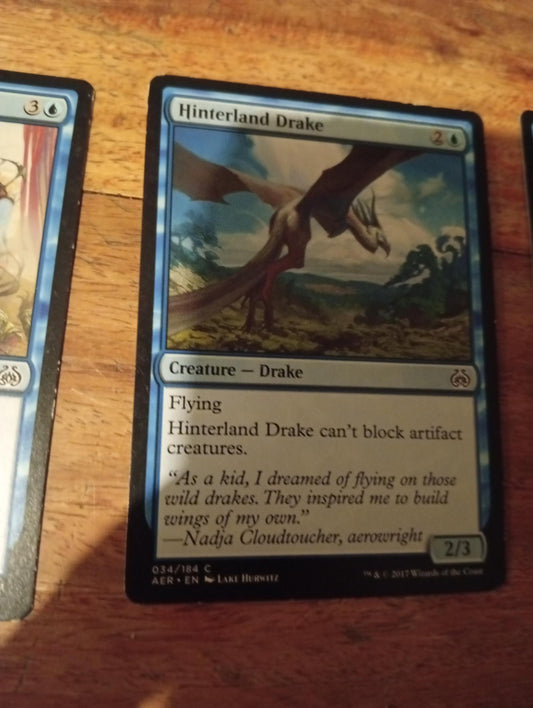 Magic The Gathering Hinterland Drake 034/184 Aether Revolt