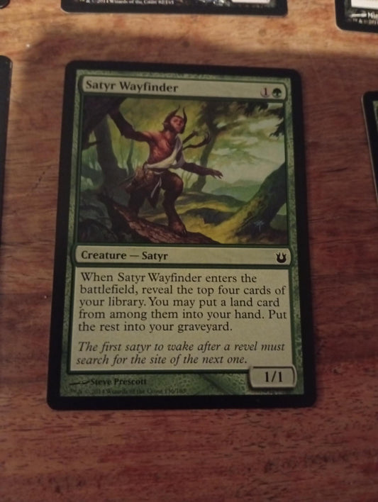 Magic The Gathering Satyr Wayfinder 136/165 Born of the Gods