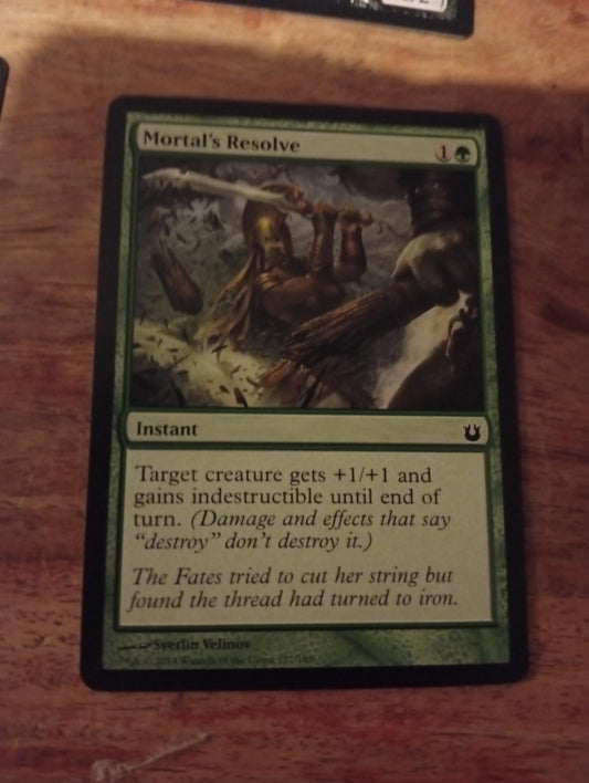 Magic The Gathering Mortal's Resolve 127/165 Born of the Gods