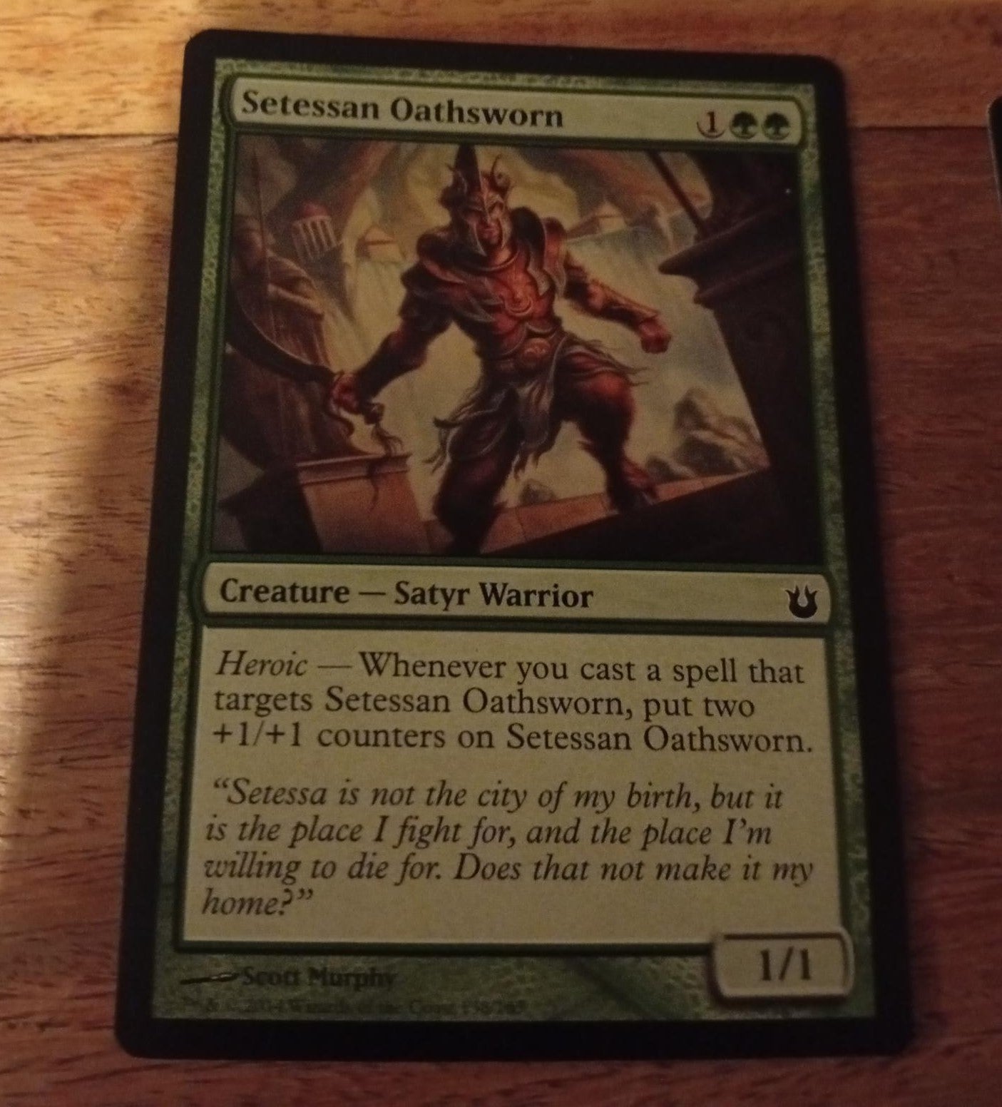 Magic The Gathering Setessan Oathsworn 138/165 Born of the Gods
