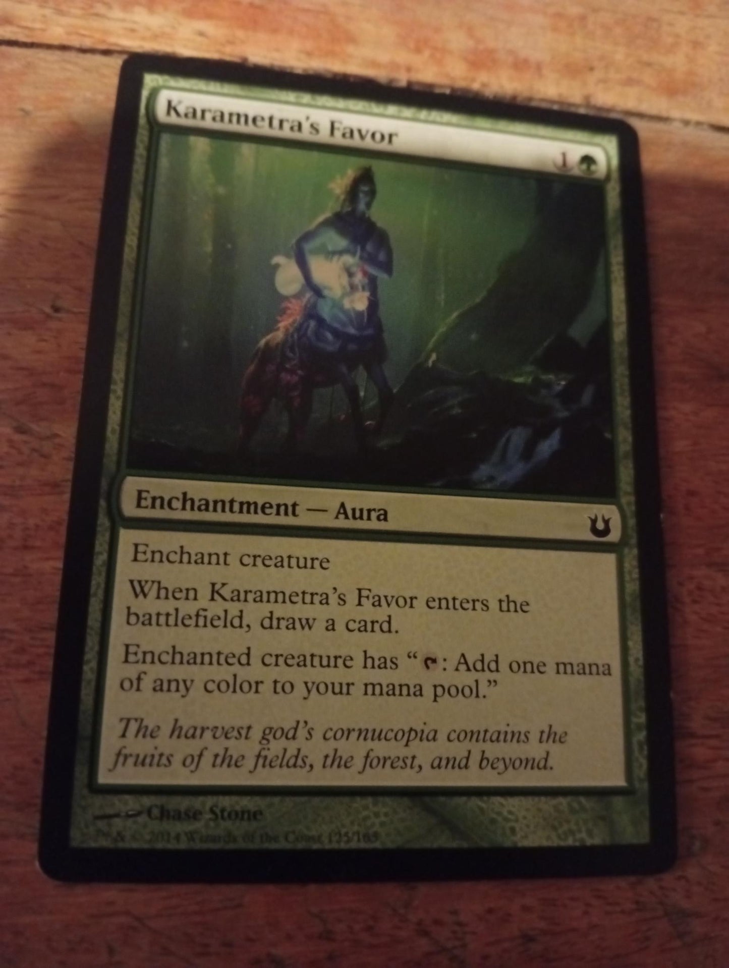 Magic The Gathering Karametra's Favor 125/165 Born of the Gods