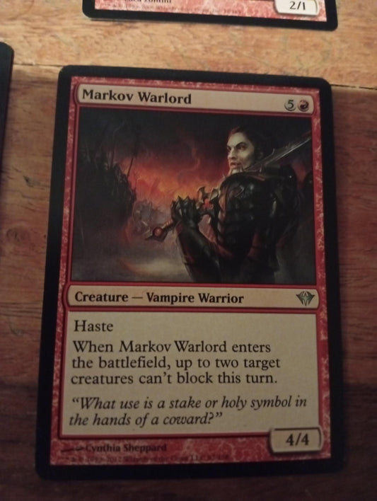 Magic The Gathering Markov Warlord 97/158 Dark Ascension