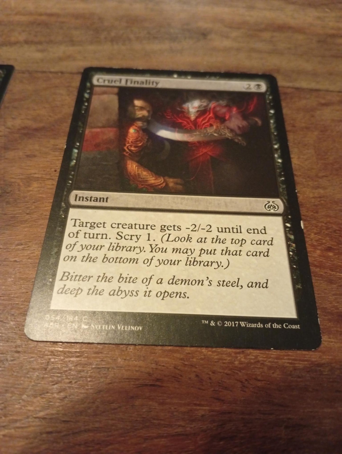 Magic The Gathering Cruel Finality 054/184 Aether Revolt