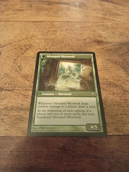Magic The Gathering Lambholt Elder // Silverpelt Werewolf 122a7122b/158 Dark Ascension