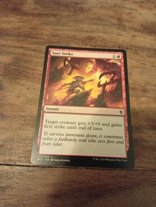 Magic The Gathering Sure Strike 157/274 Battle for Zendikar