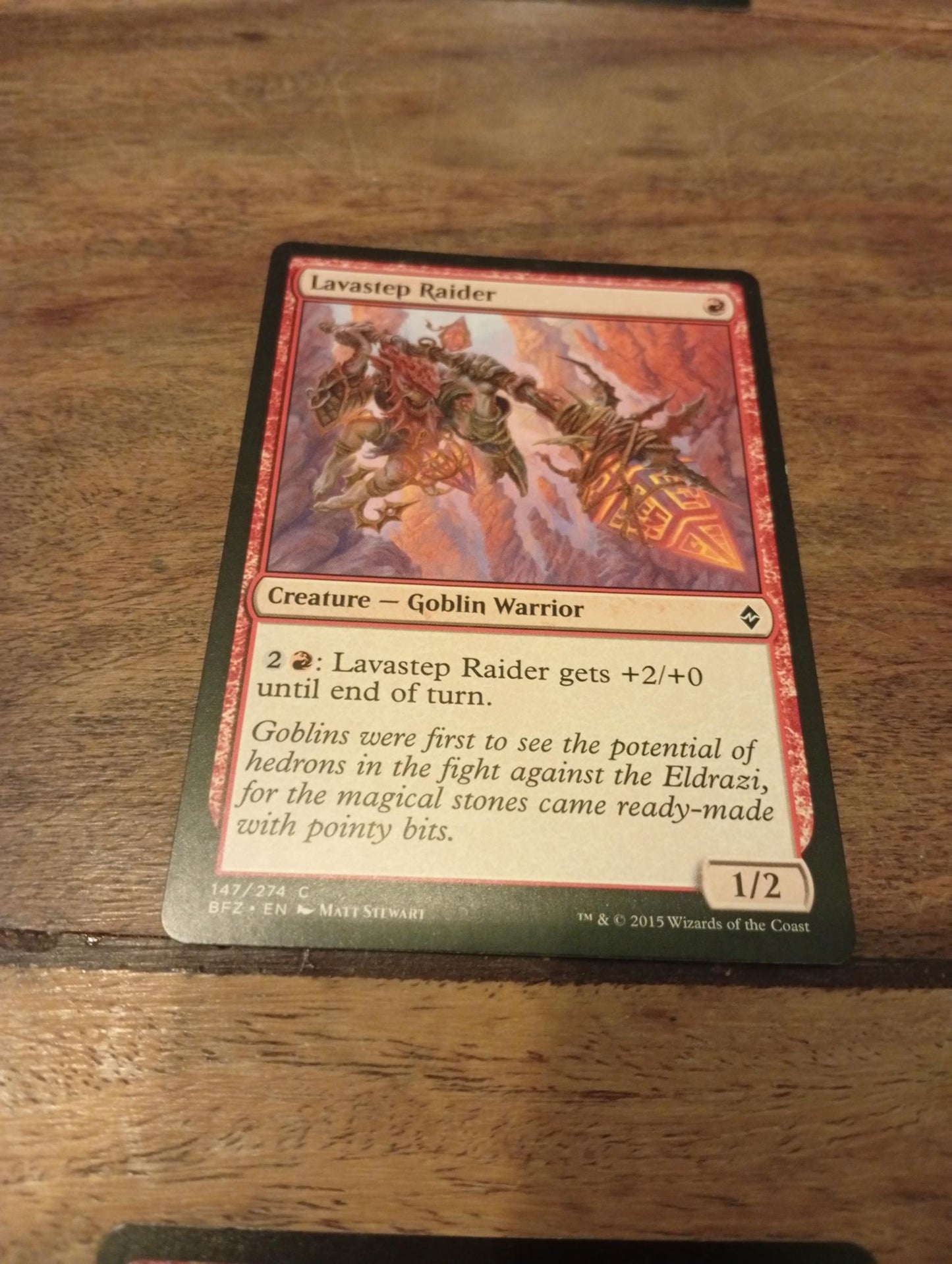 Magic The Gathering Lavastep Raider 147/274 Battle for Zendikar