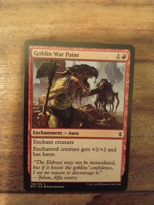 Magic The Gathering Goblin War Paint 146/274 Battle for Zendikar