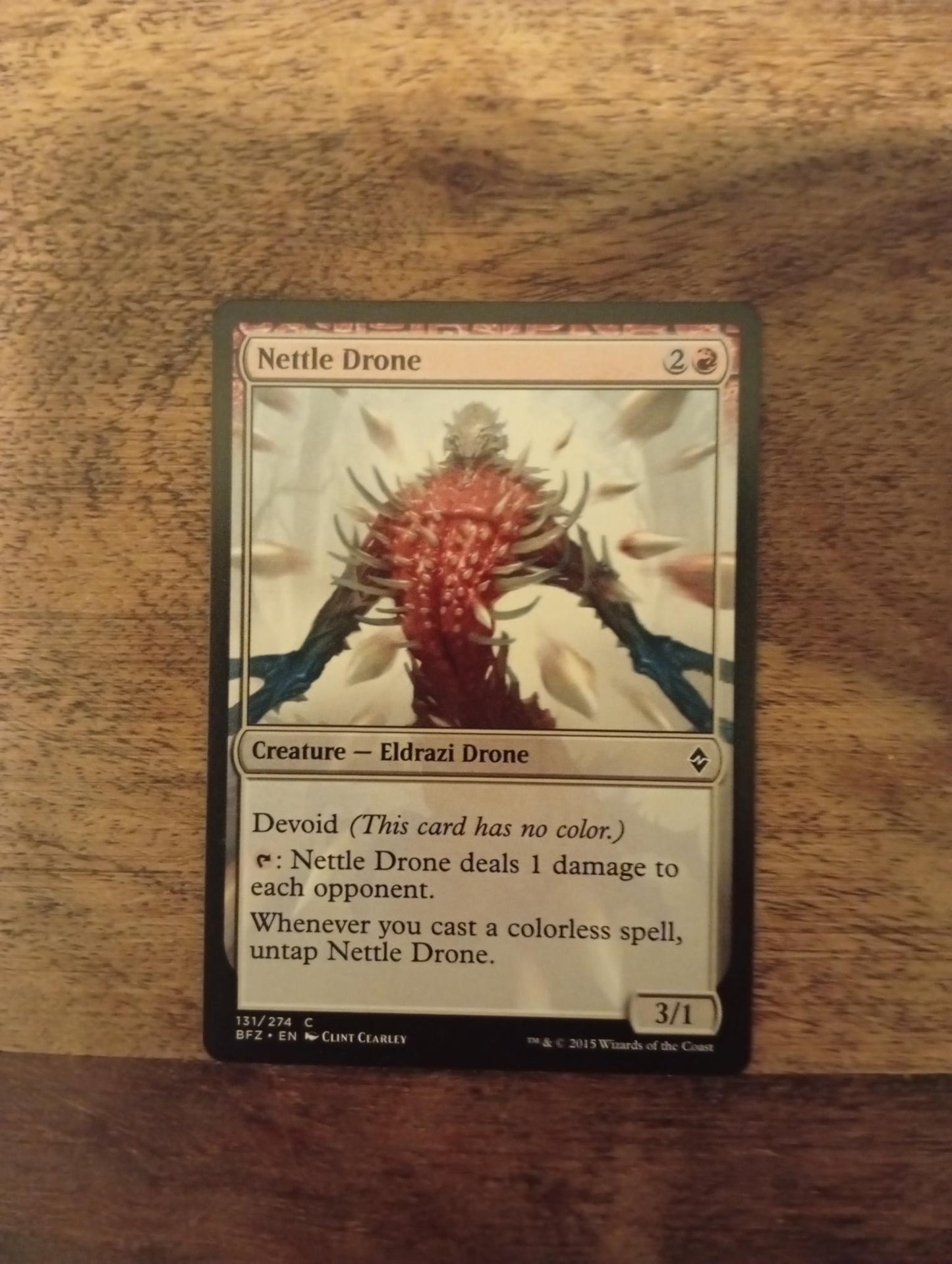 Magic The Gathering Nettle Drone 131/274 Battle for Zendikar