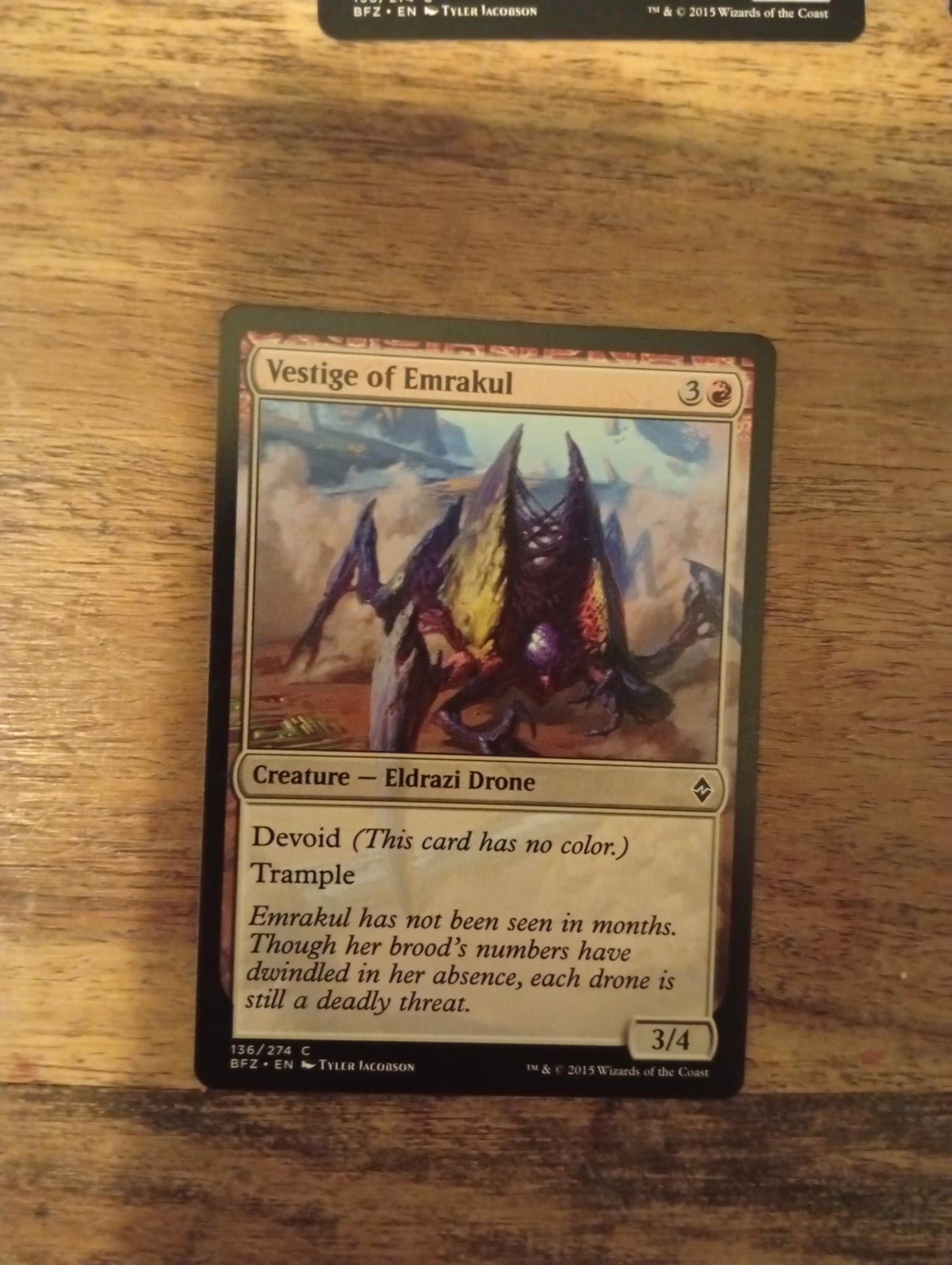 Magic The Gathering Vestige of Emrakul 136/274 Battle for Zendikar