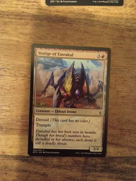 Magic The Gathering Vestige of Emrakul 136/274 Battle for Zendikar