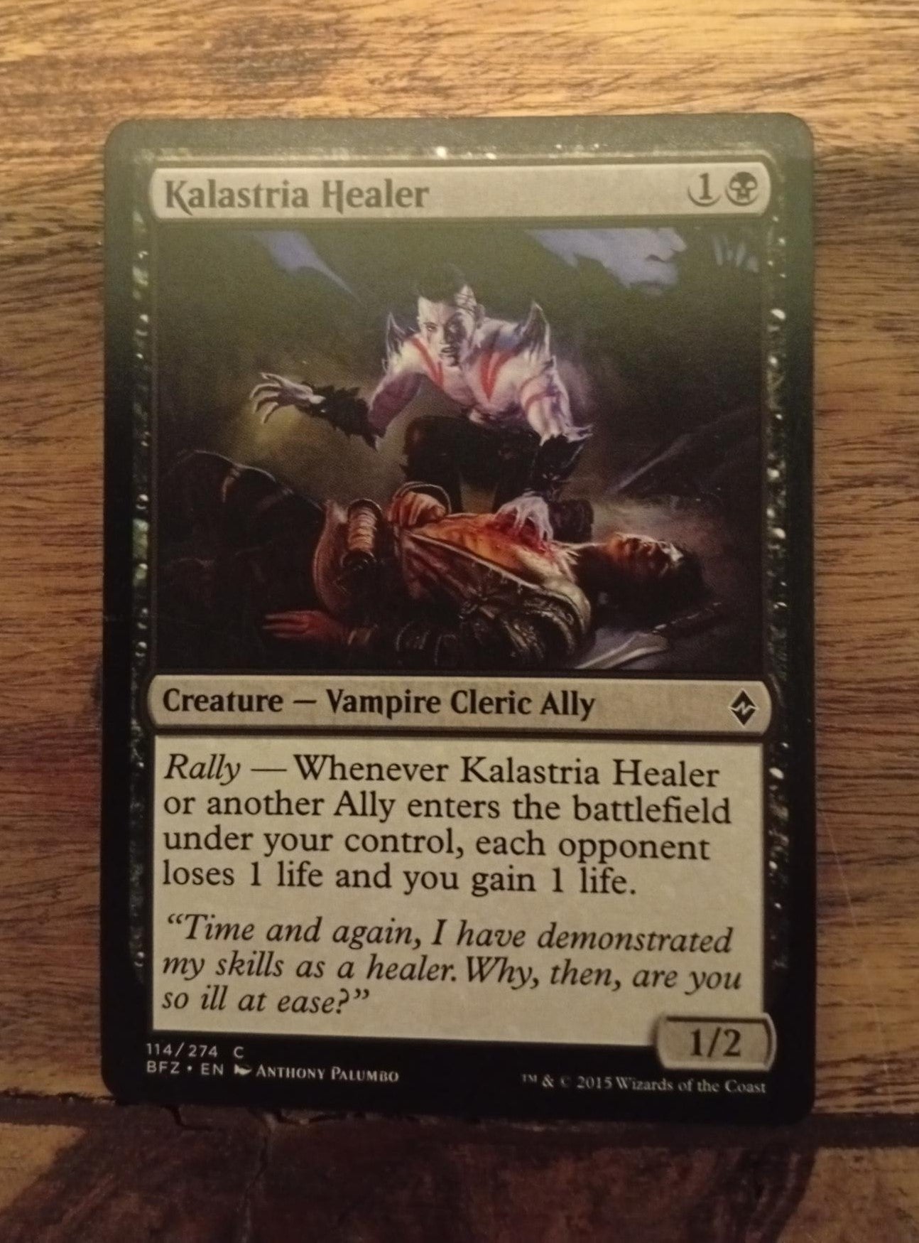 Magic The Gathering Kalastria Healer 114/274 Battle for Zendikar