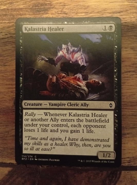 Magic The Gathering Kalastria Healer 114/274 Battle for Zendikar