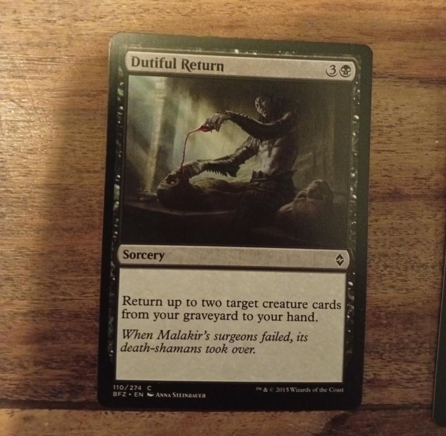 Magic The Gathering Dutiful Return 110/274 Battle for Zendikar
