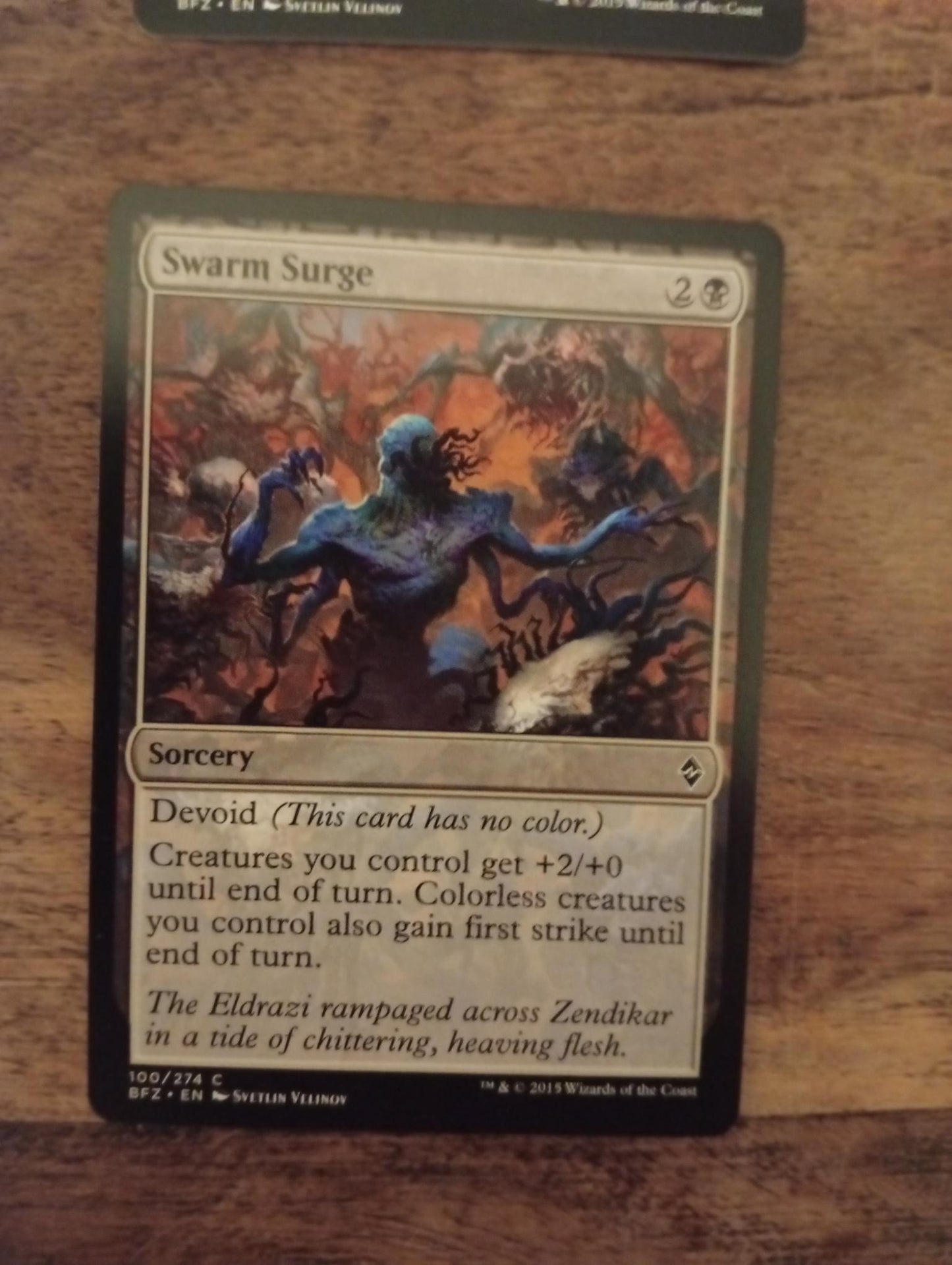 Magic The Gathering Swarm Surge 100/274 Battle for Zendikar