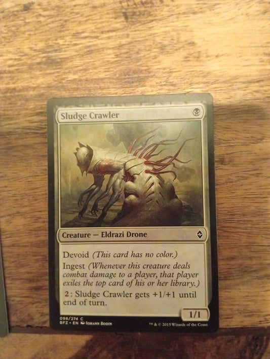 Magic The Gathering Sludge Crawler 98/274 Battle for Zendikar