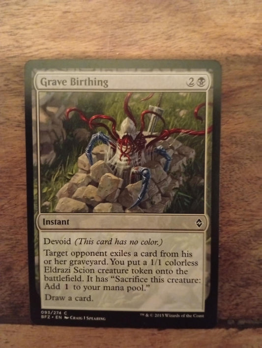 Magic The Gathering Grave Birthing 93/274 Battle for Zendikar