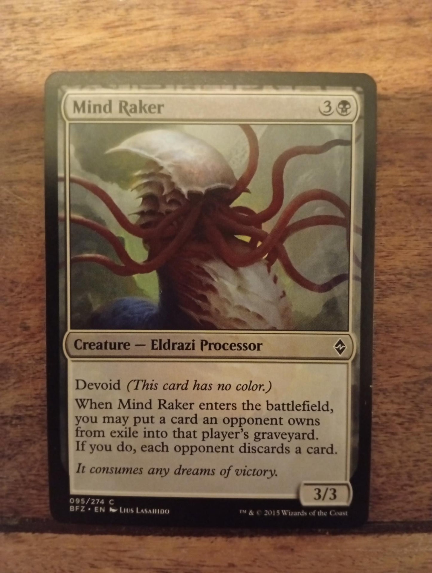 Magic The Gathering Mind Raker 95/274 Battle for Zendikar