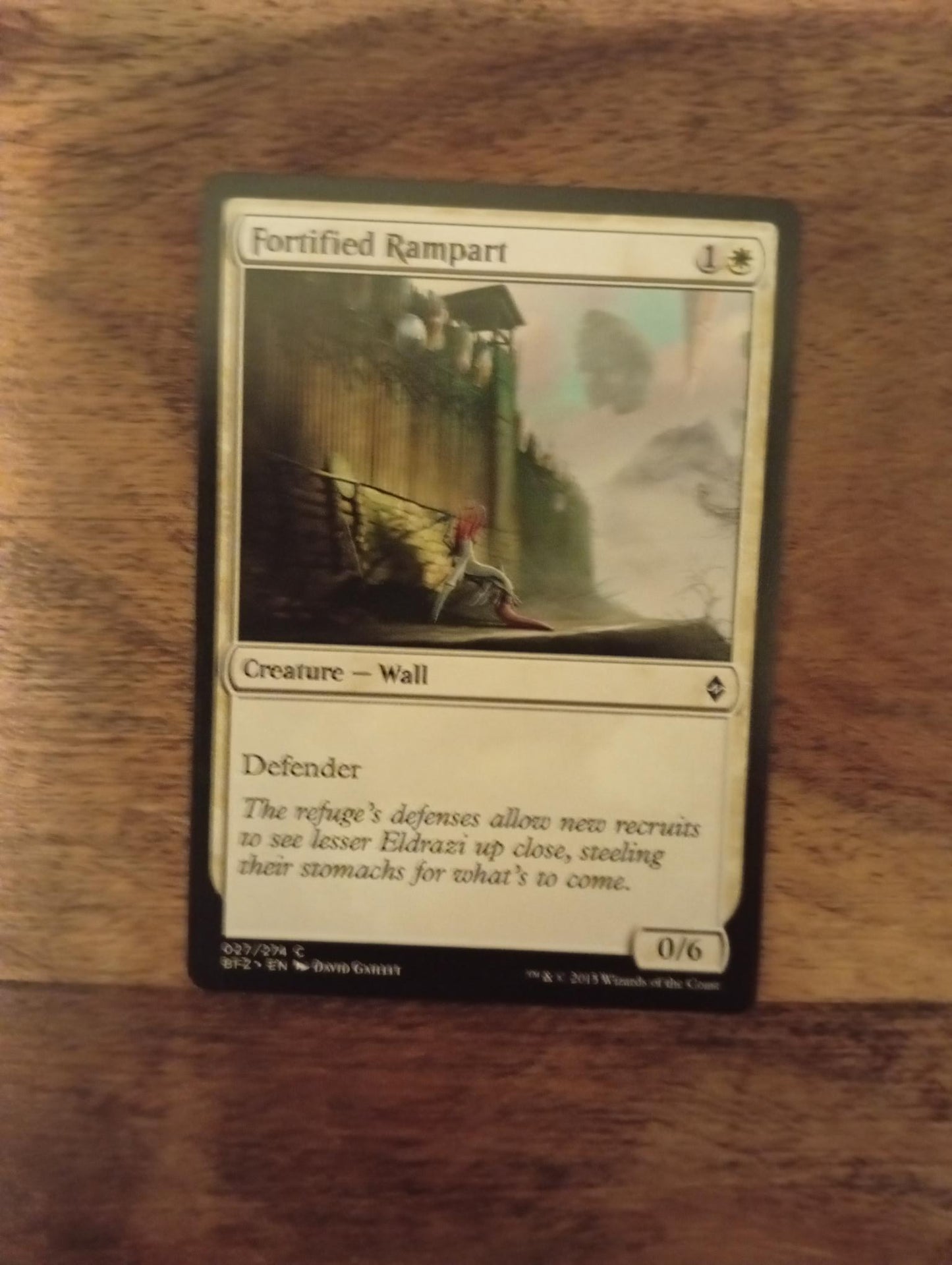 Magic The Gathering Fortified Rampart 27/274 Battle for Zendikar