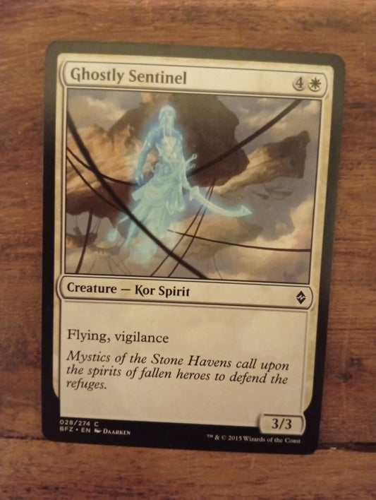 Magic The Gathering Ghostly Sentinel 028/274 Battle for Zendikar
