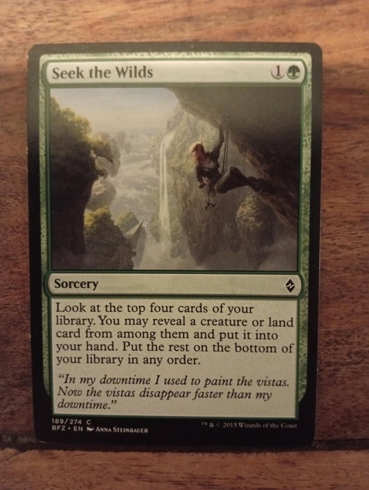 Magic The Gathering Seek the Wilds 189/274 Battle for Zendikar
