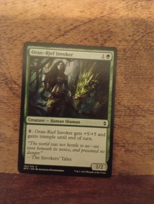 Magic The Gathering Oran-Rief Invoker 182/274 Battle for Zendikar
