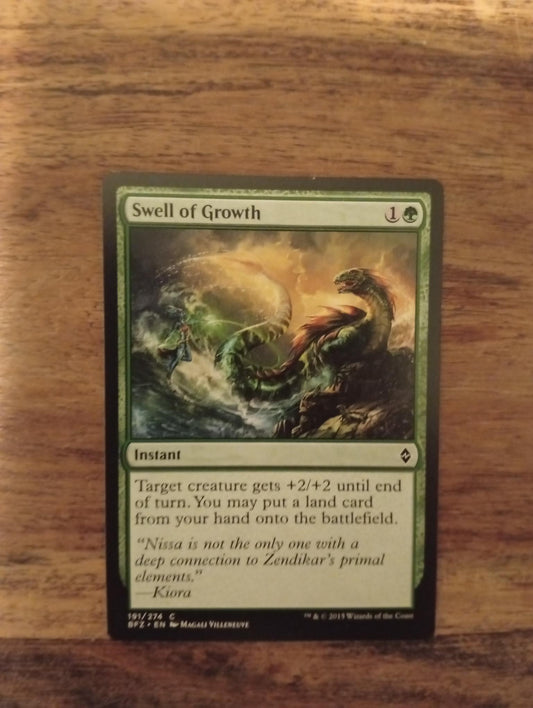 Magic The Gathering Swell of Growth 191/274 Battle for Zendikar