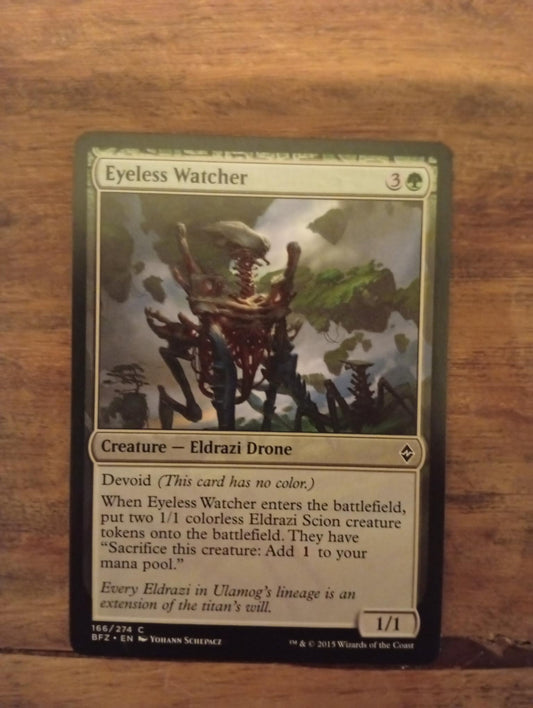 Magic The Gathering Eyeless Watcher 166/274 Battle for Zendikar