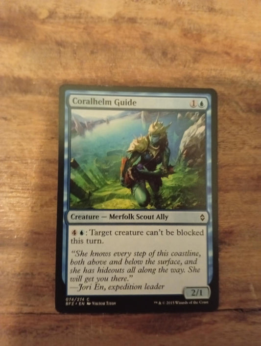 Magic The Gathering Coralhelm Guide 074/274 Battle for Zendikar