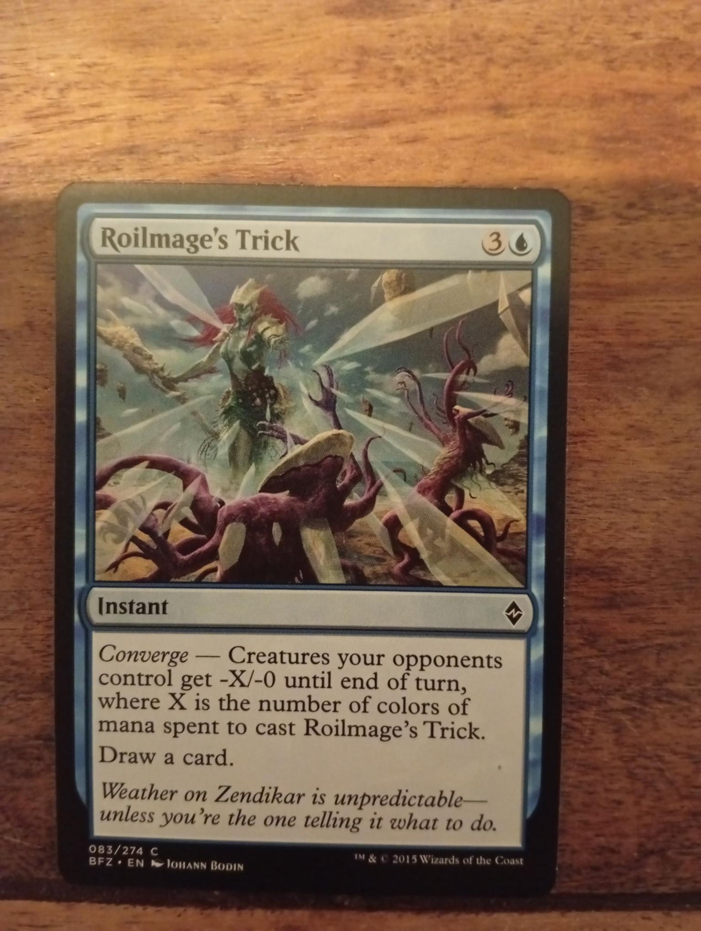 Magic The Gathering Roilmage's Trick 083/274 Battle for Zendikar