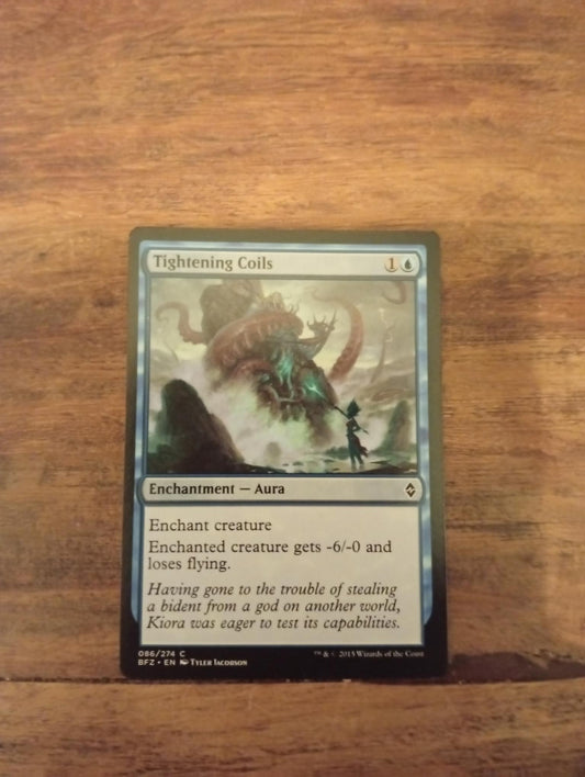 Magic The Gathering Tightening Coils 086/274 Battle for Zendikar