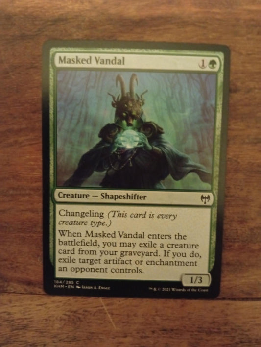 Magic The Gathering Masked Vandal 184/285 Kaldheim
