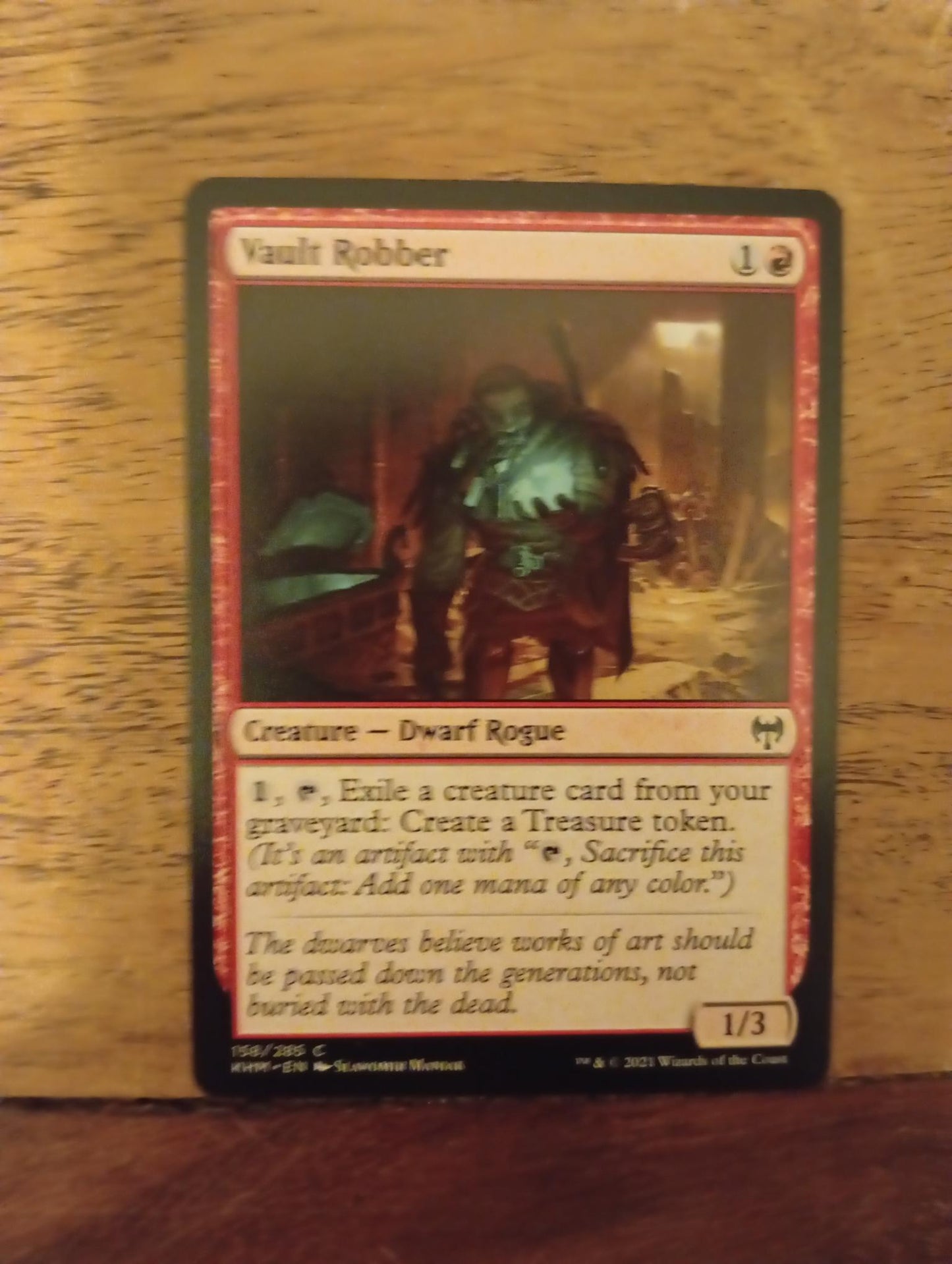 Magic The Gathering Vault Robber 158/285 Kaldheim